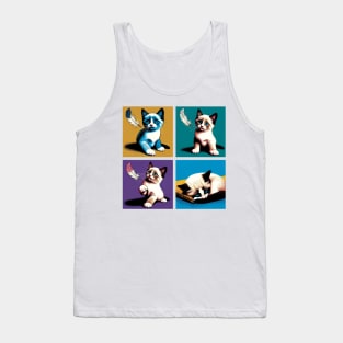 Snowshoe Pop Art - Cute Kitties Tank Top